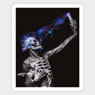 Skeleton selfie Sticker